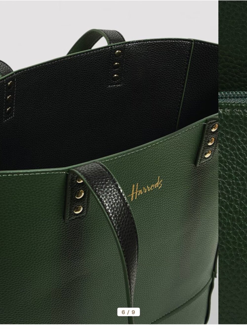 NWT Harrods Fern Tote Bag - Picture 2 of 3
